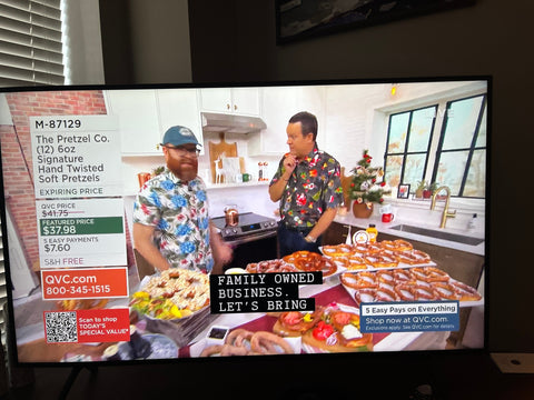 Philip and The Pretzel Company on QVC with David Venable